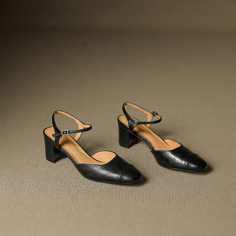Slingback Block Heels