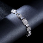 Geometric Zircon Bracelet