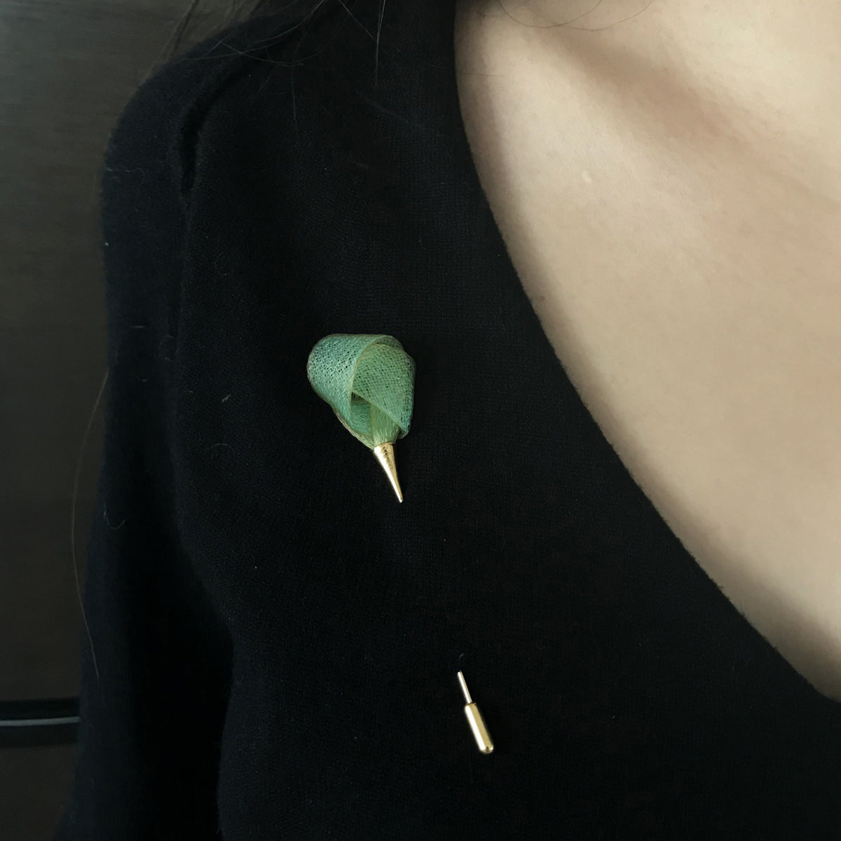 Knotted Accent Brooch