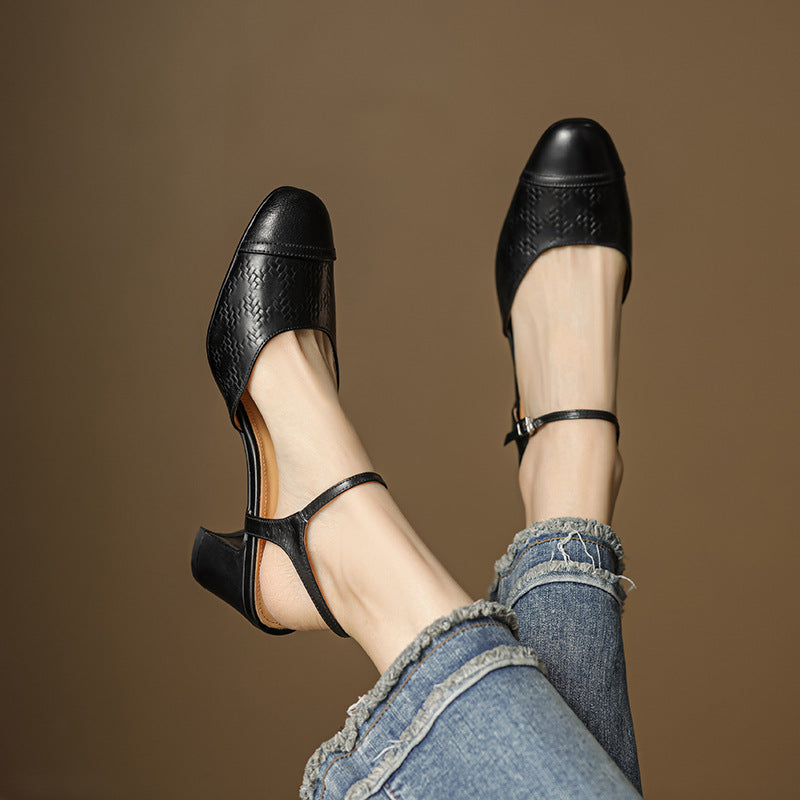 Slingback Block Heels