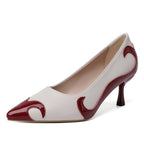 Colourblock Pointed-Toe Heels