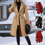 Belted Double-Breasted Trench