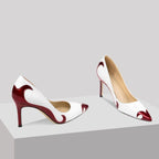 Colourblock Pointed-Toe Heels