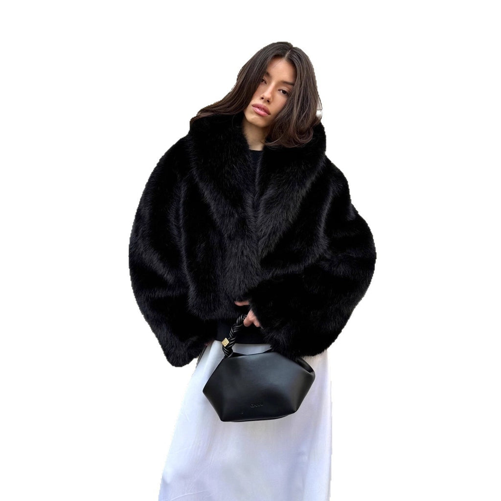 Faux-Fur Collar Jacket