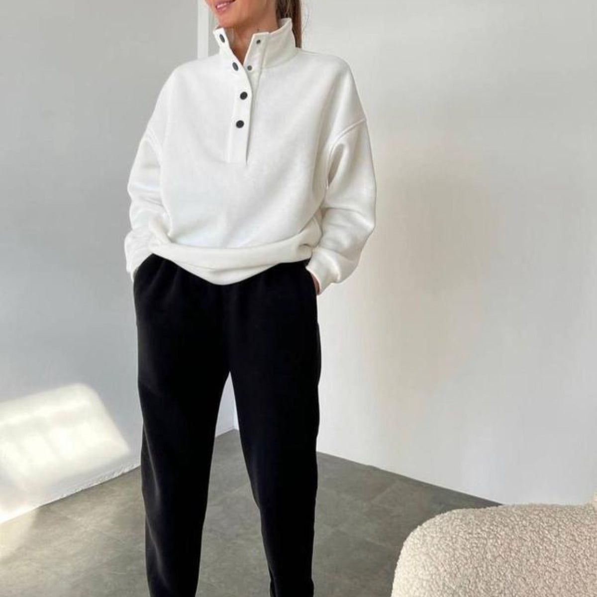 Relaxed Pullover & Trouser Set