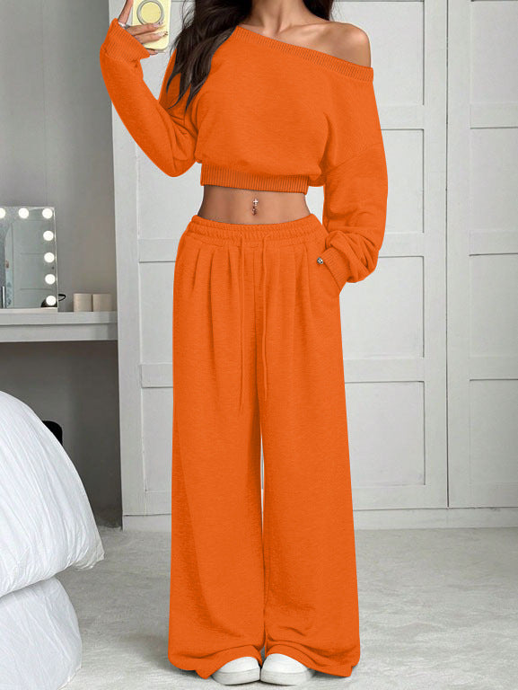 One-Shoulder Top & Trouser Set