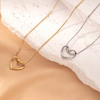 Twisted Heart Pendant Necklace