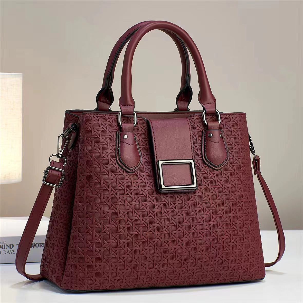 Embossed PU Handbag