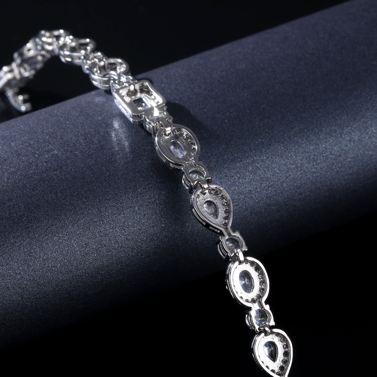 Geometric Zircon Bracelet