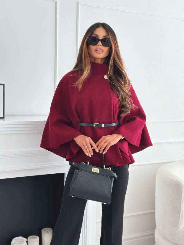 Belted Batwing Cloak