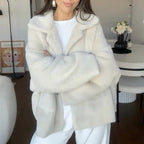 Plush Lapel Jacket