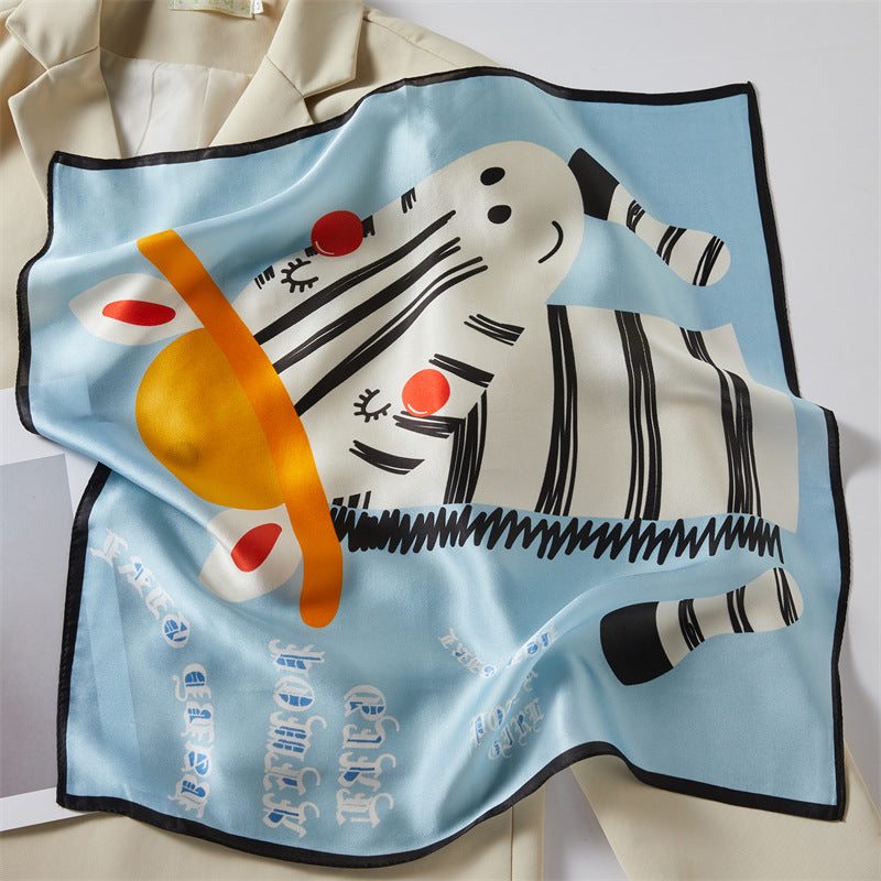 Printed Square Scarf